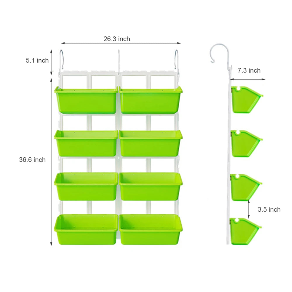 4 Tier Vertical Garden Planter for Space-Saving Flower Displays