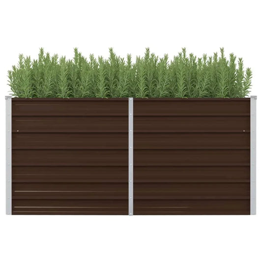 Raised Garden Bed Metal 160x80x77 Patio Galvanised Steel