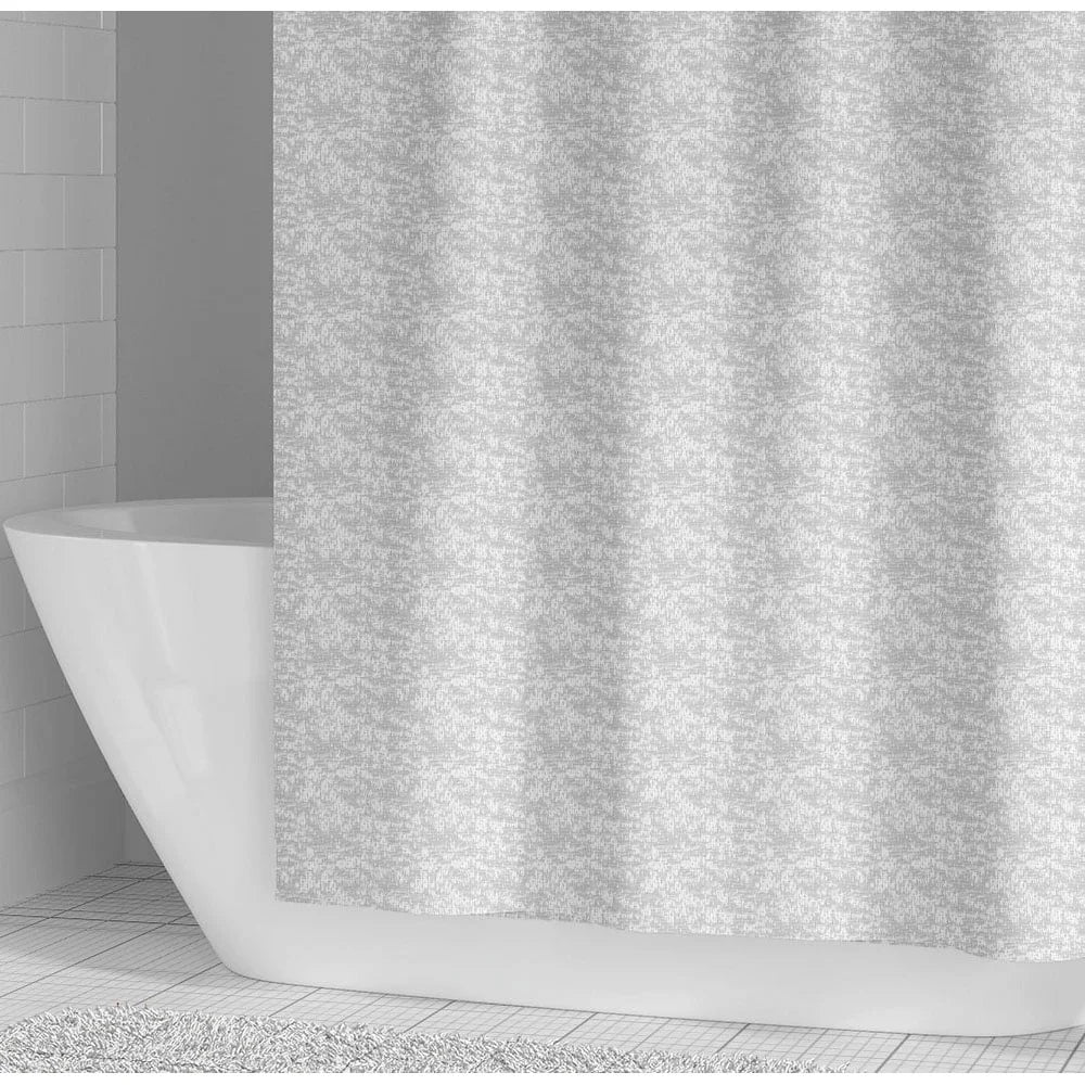 Lightweight Textured Weave Shower Curtain 72x72 Inches