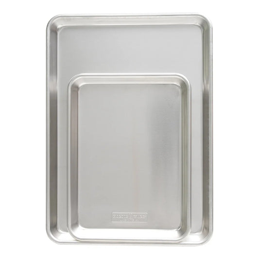 Aluminum Half Sheet And Quarter Sheet Bakeware Set Durable
