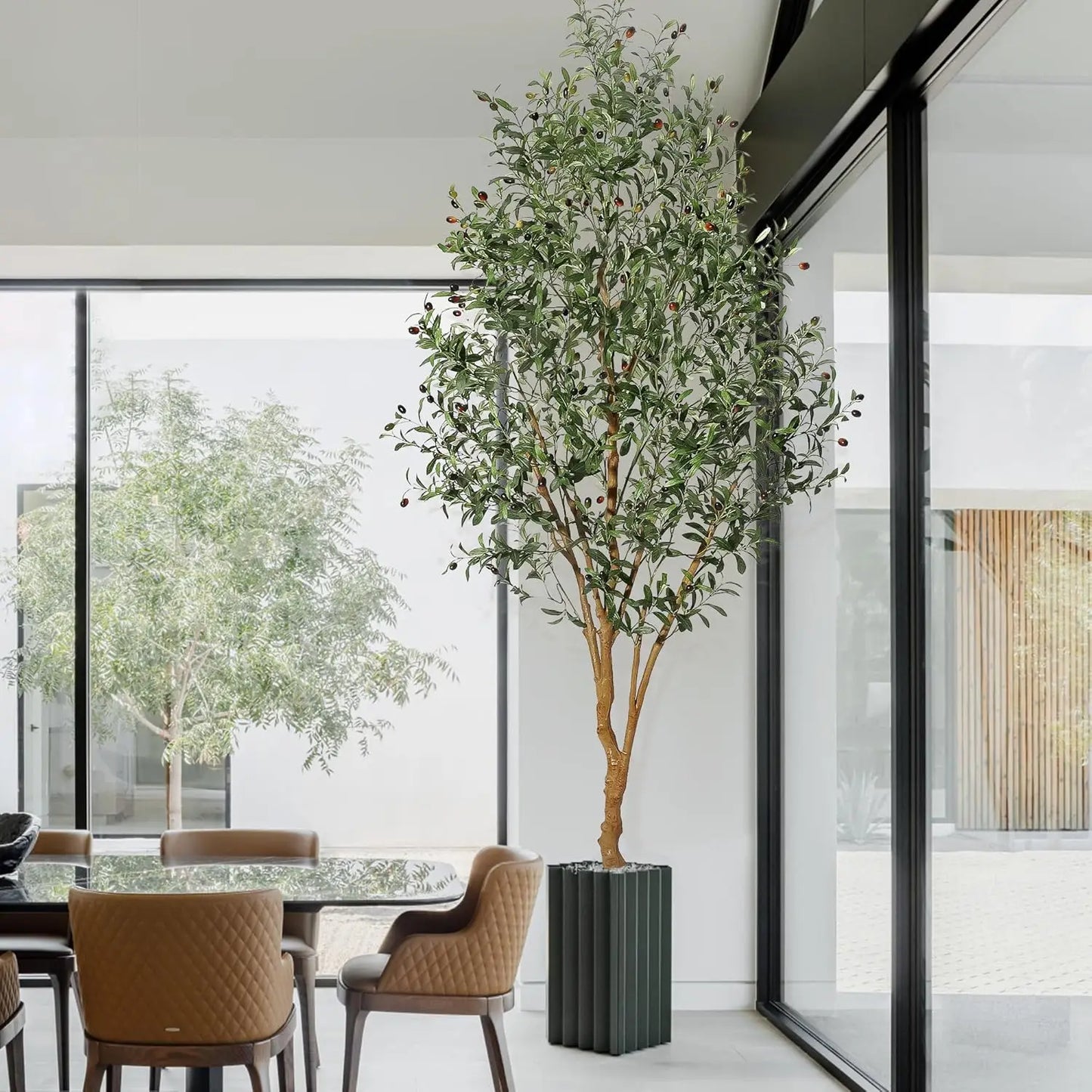 HiMIS Olive Trees Artificial Indoor Decor For Home Office