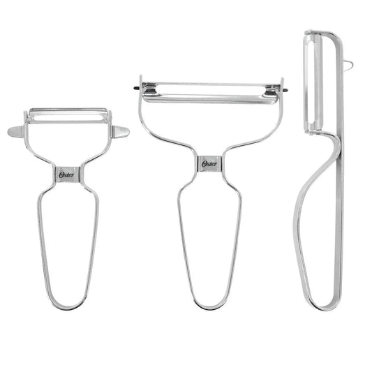 3 Piece Stainless Steel Peeler Set For Fruits And Veggies