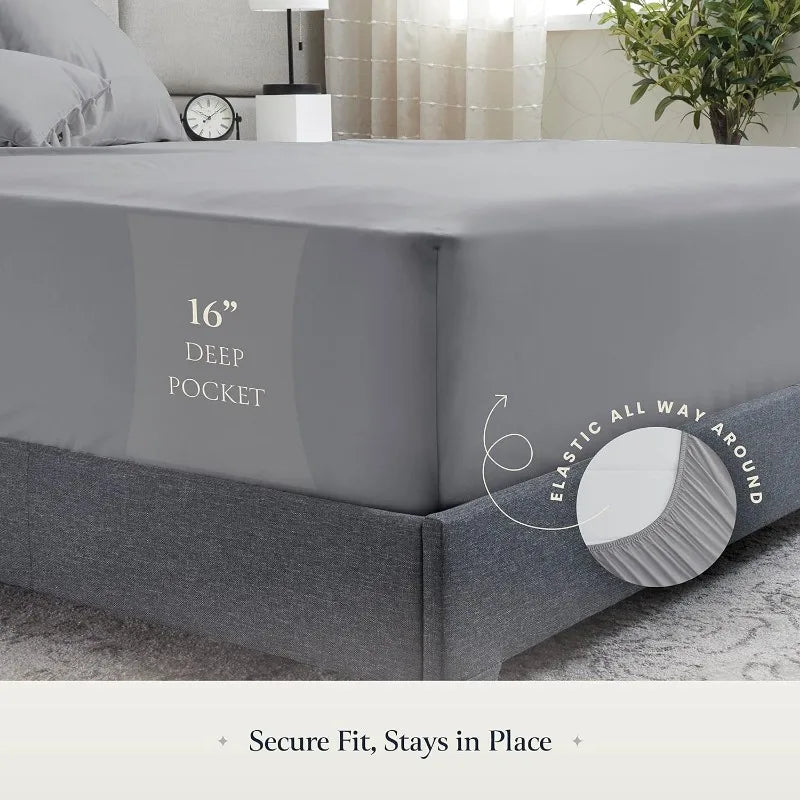 Luxury Queen Size Bed Sheet Set for Ultimate Comfort