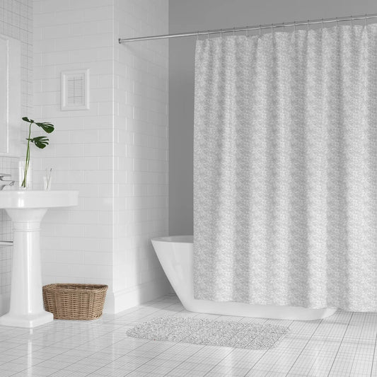Lightweight Textured Weave Shower Curtain 72x72 Inches