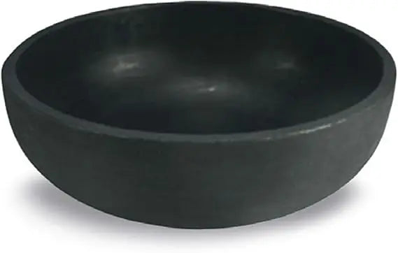 Crescent Orinoco Planter Bowl Old Bronze Resin No Drain