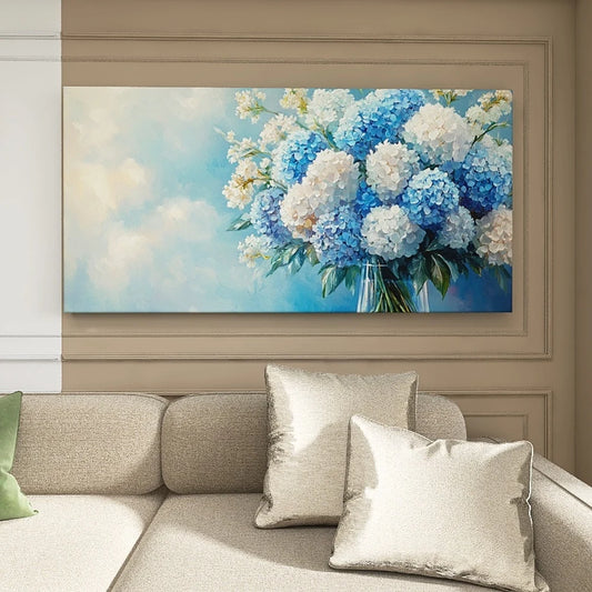 Pine Solid Wood Frame Canvas Wall Art Birthday Gift
