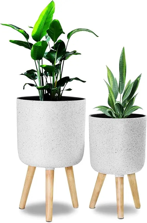 Plant Pot With Stand 10 12 In Honeycomb Gradient Planter