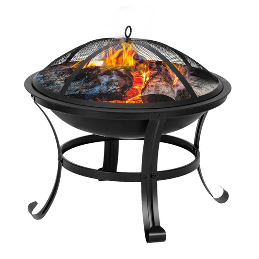 Hign-concerned Curved Feet Iron Brazier Wood Burning Fire Pit