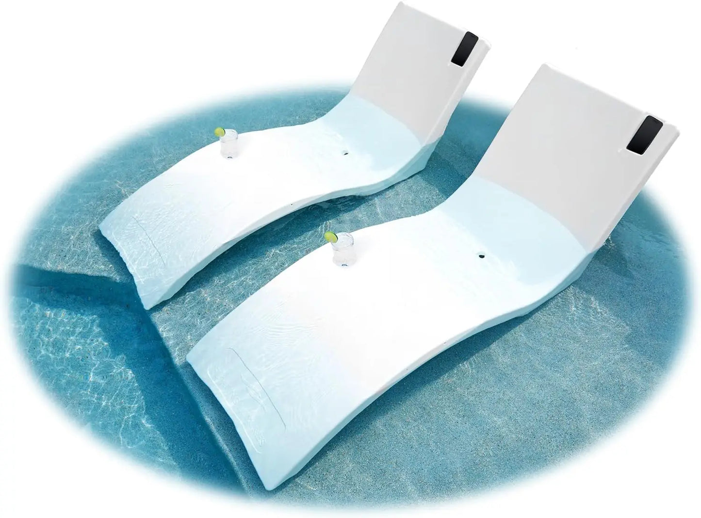 In Pool Lounger With Drink And Phone Holders Up To 9 Inches