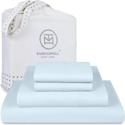 King Size Sheets 1200 Thread Count King Mattress Light Blue