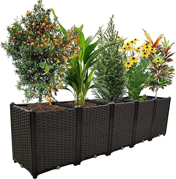 Large Outdoor Planters Elevated Garden Boxes Raised Beds