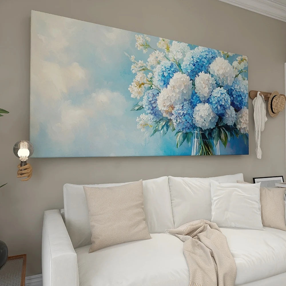 Pine Solid Wood Frame Canvas Wall Art Birthday Gift