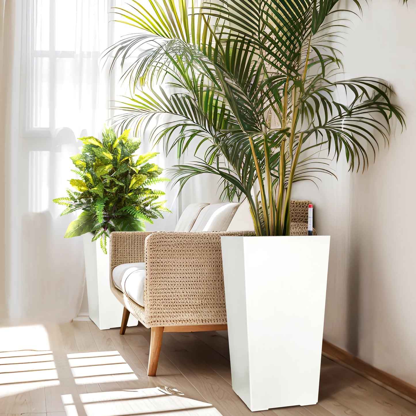 Hign-concerned Planters Outdoor Indoor Pots With Drainage