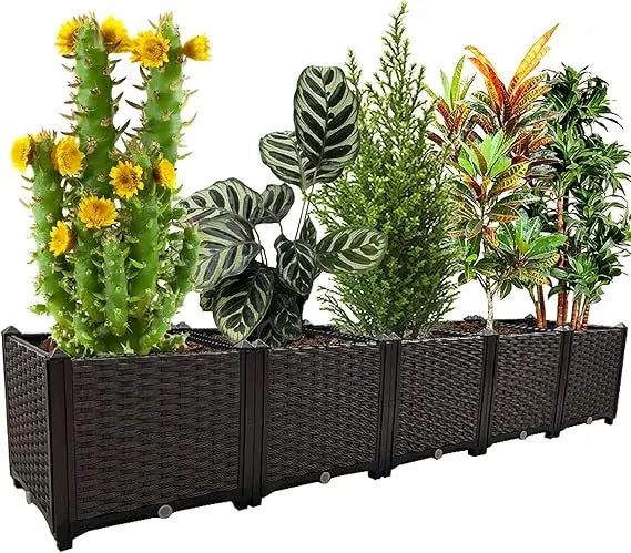 Large Outdoor Planters Elevated Garden Boxes Raised Beds