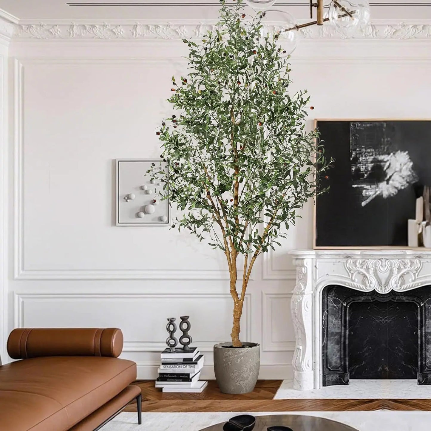 HiMIS Olive Trees Artificial Indoor Decor For Home Office