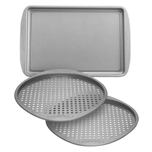 Nonstick Pizza Crisper Set Perforated Pans Crispy Crusts