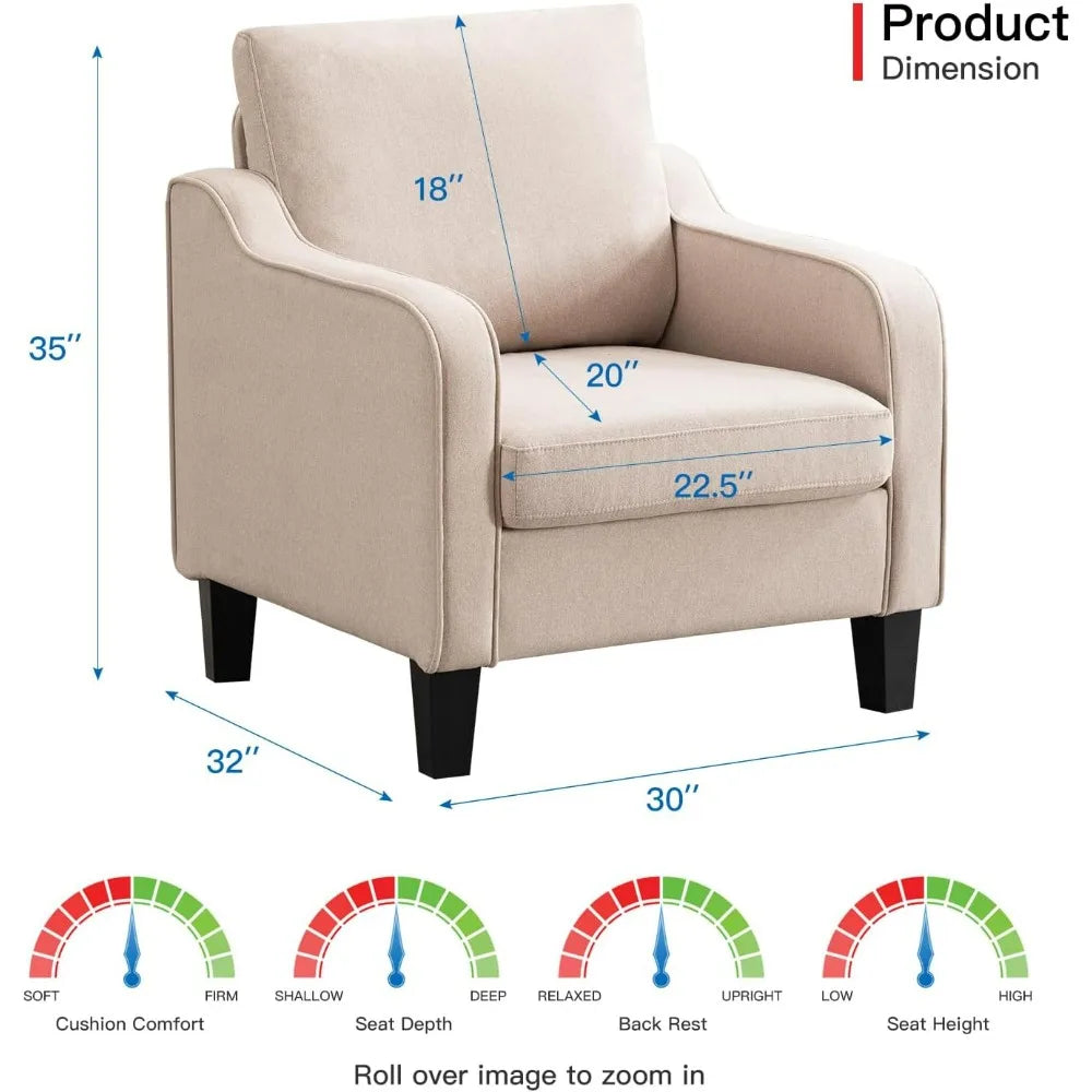 Plush Accent Chair for Ultimate Comfort and Relaxation