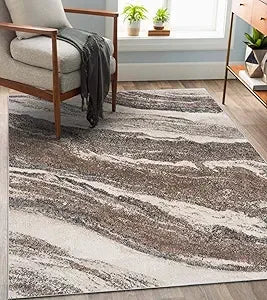 Hign-concerned Lagos Collection Art Deco Area Rug Living