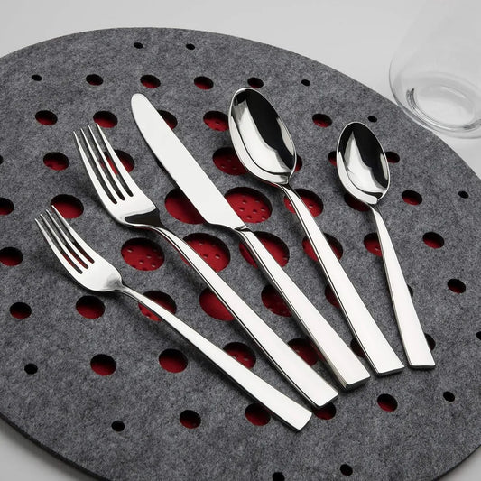 60 Piece Silverware Resto Collection Polished Flatware Set