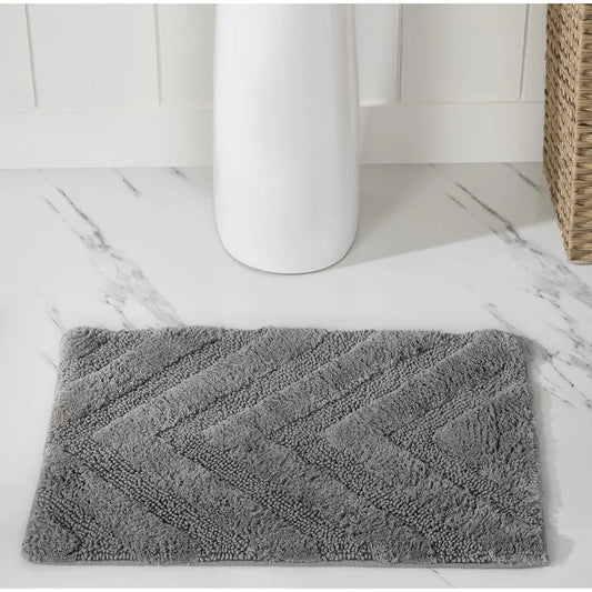 100 Cotton Bathroom Rug Non Slip Water Absorbent Mat