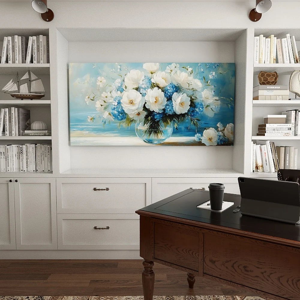 1.5 Inch Thick Pine Wood Frame Canvas Wall Art Bedroom