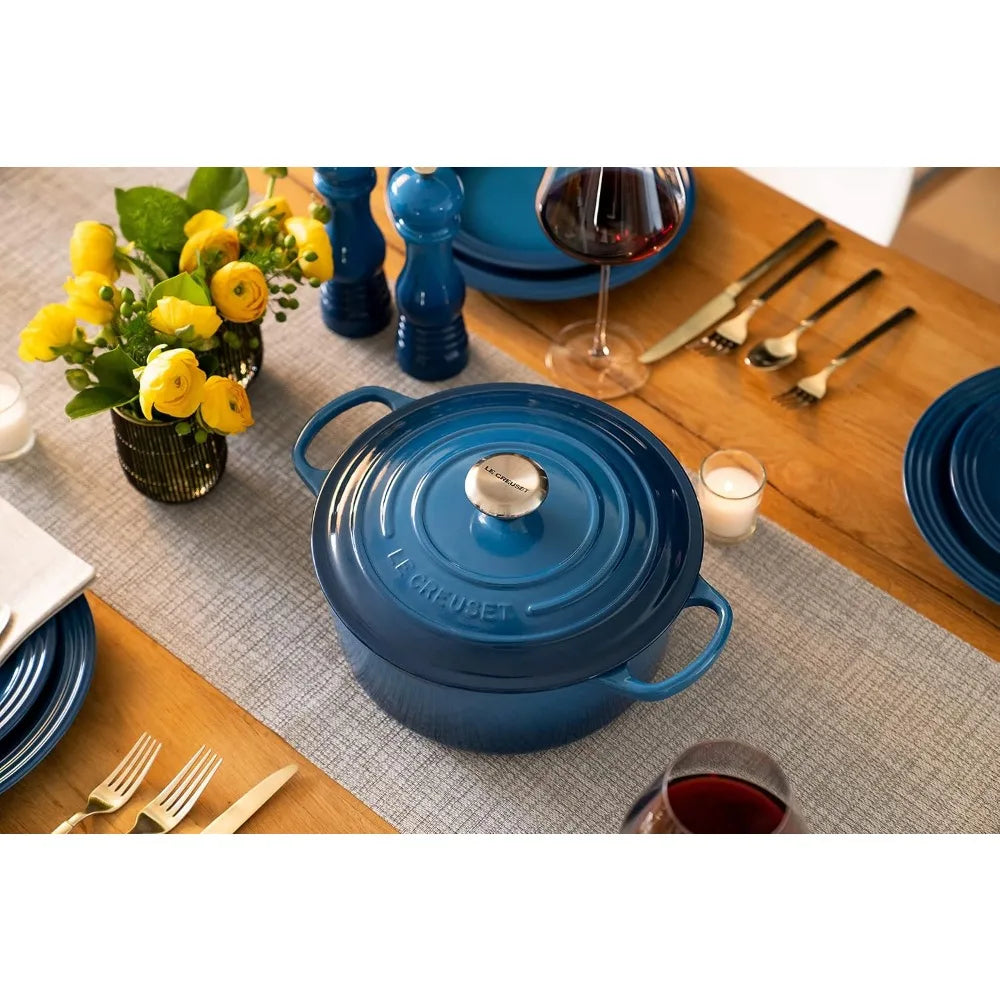 Enameled Cast Iron Signature Dutch Oven 5.5 Qt Marseille