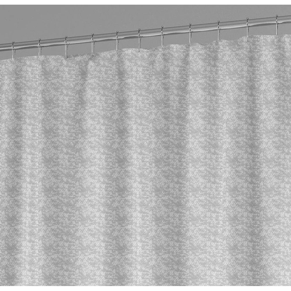 Lightweight Textured Weave Shower Curtain 72x72 Inches