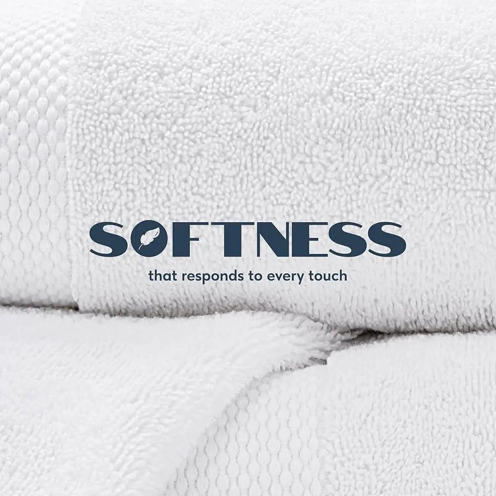 Luxury Extra Large Bath Towels 2 Pack Spa Quality Cotton