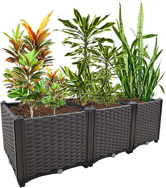 Large Outdoor Planters Elevated Garden Boxes Raised Beds