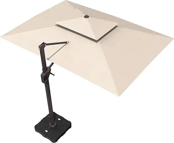 Patio Cantilever Umbrella With 360 Degree Rotation Windproof