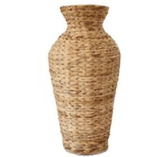 Large Woven Water Hyacinth Floor Vase for Elegant Home Decor