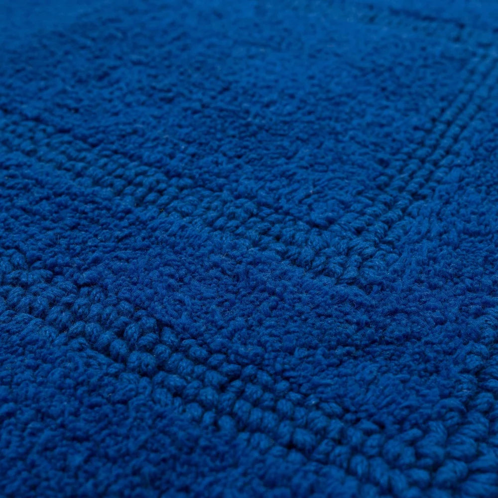 Soft Cotton Bath Mat Machine Washable Reversible 21x34
