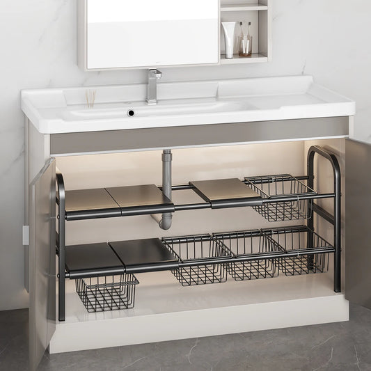 Expandable Under Sink Organizer With Removable Baskets