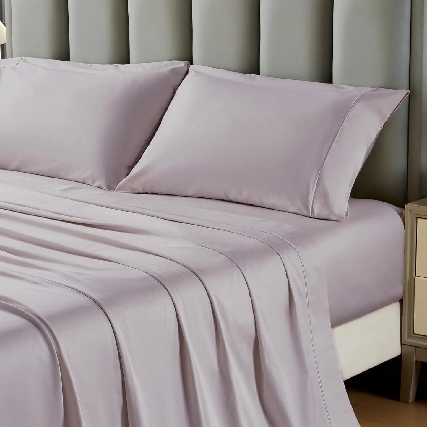 Simple Opulence Egyptian Cotton Sheet Set 4 Piece Sateen