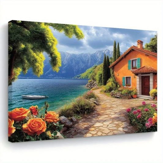 1.5 Inch Thick Pine Frame Canvas Mural Ideal Home Decor
