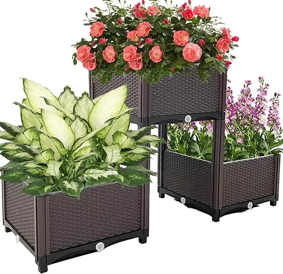 Large Outdoor Planters Elevated Garden Boxes Raised Beds