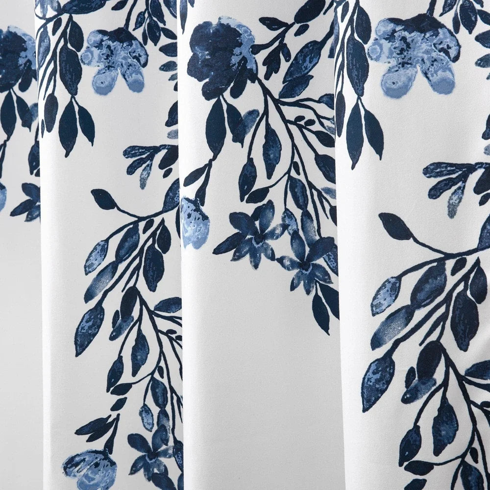 Elegant Floral Shower Curtain 72x72 Waterproof for Spa-Like Bathroom Experience