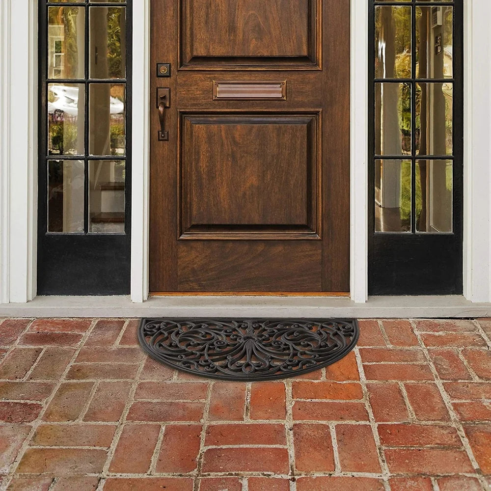 Eco Friendly Durable Rubber Door Mat 18x30 All Weather