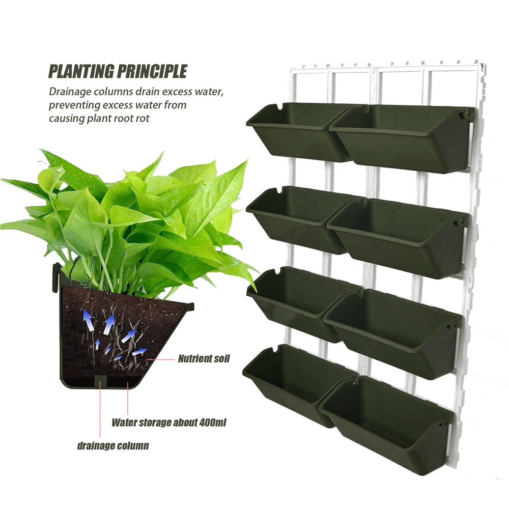 4 Tier Vertical Garden Planter for Space-Saving Flower Displays