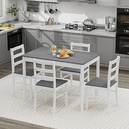 Compact Dining Table Set With Chairs For Small Space Living