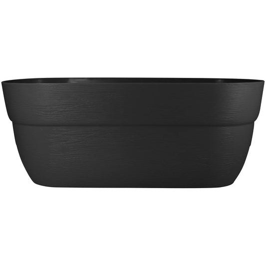 Bloomers Railing Planter With Drainage Self Watering Resin