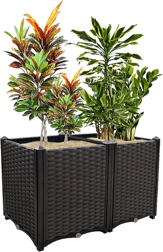 Large Outdoor Planters Elevated Garden Boxes Raised Beds