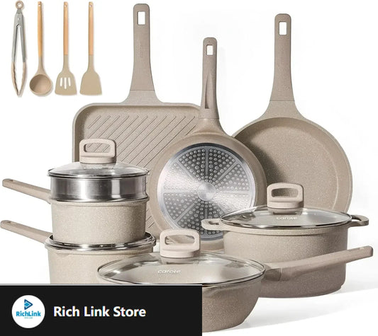 Non Stick Pots and Pans Set for Effortless Cooking