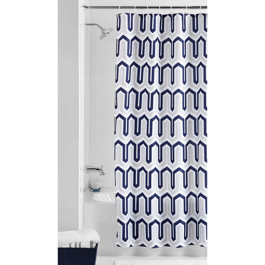 Geometric Polyester Shower Curtain 70x72 Waterproof