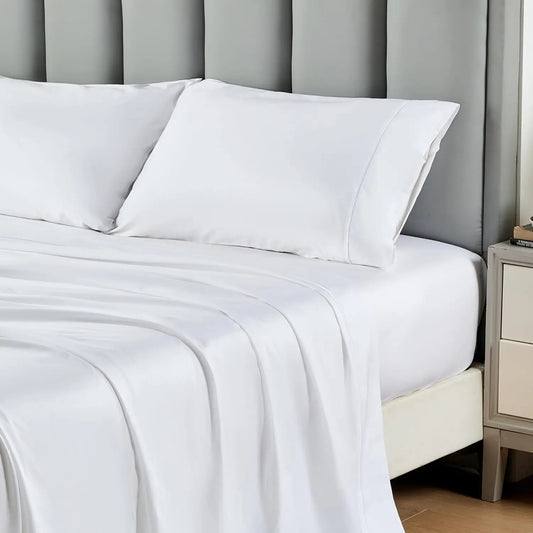 Simple Opulence Egyptian Cotton Sheet Set 4 Piece Sateen