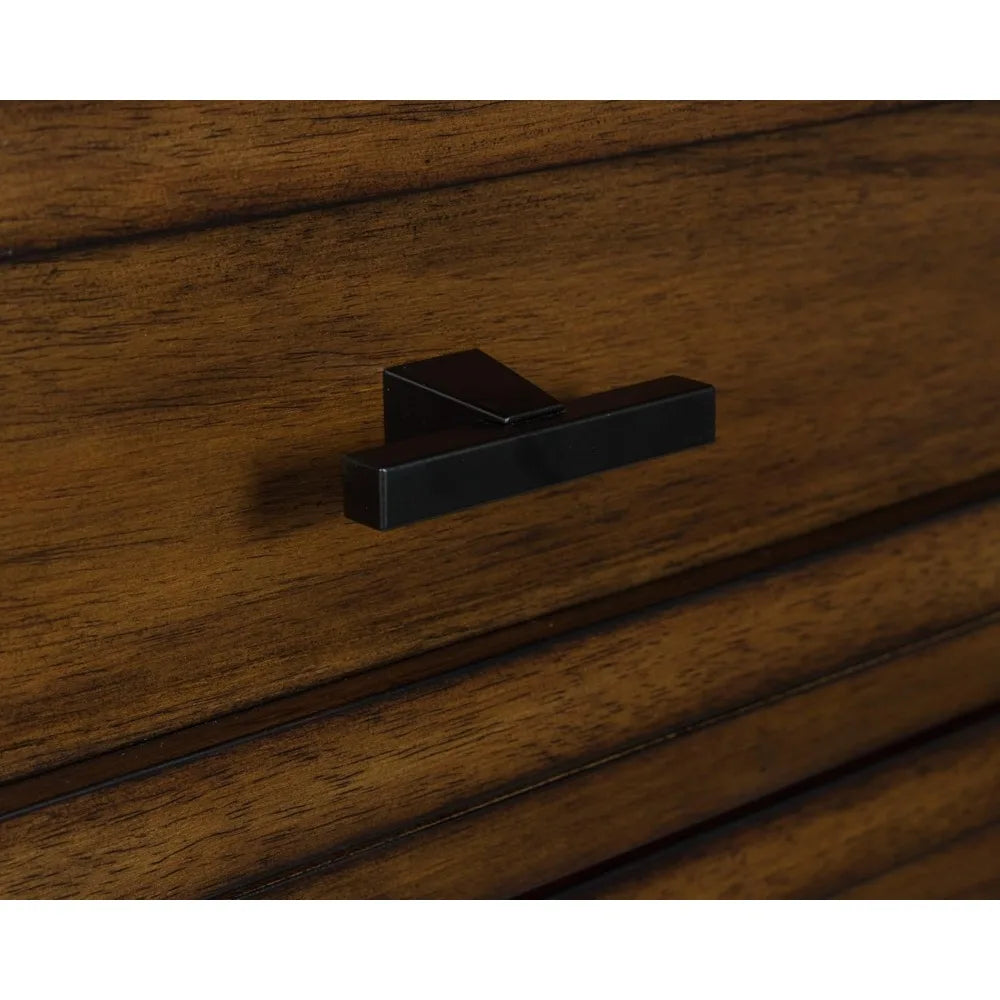 Ashley Taffenbrook Farmhouse Nightstand Dark Brown
